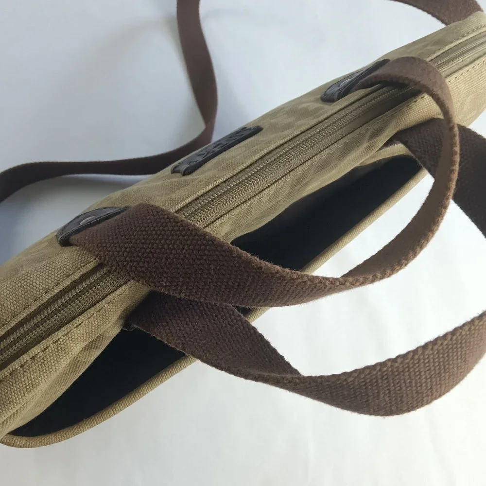 Lucky Brand Tan Laptop Bag with Brown Handles